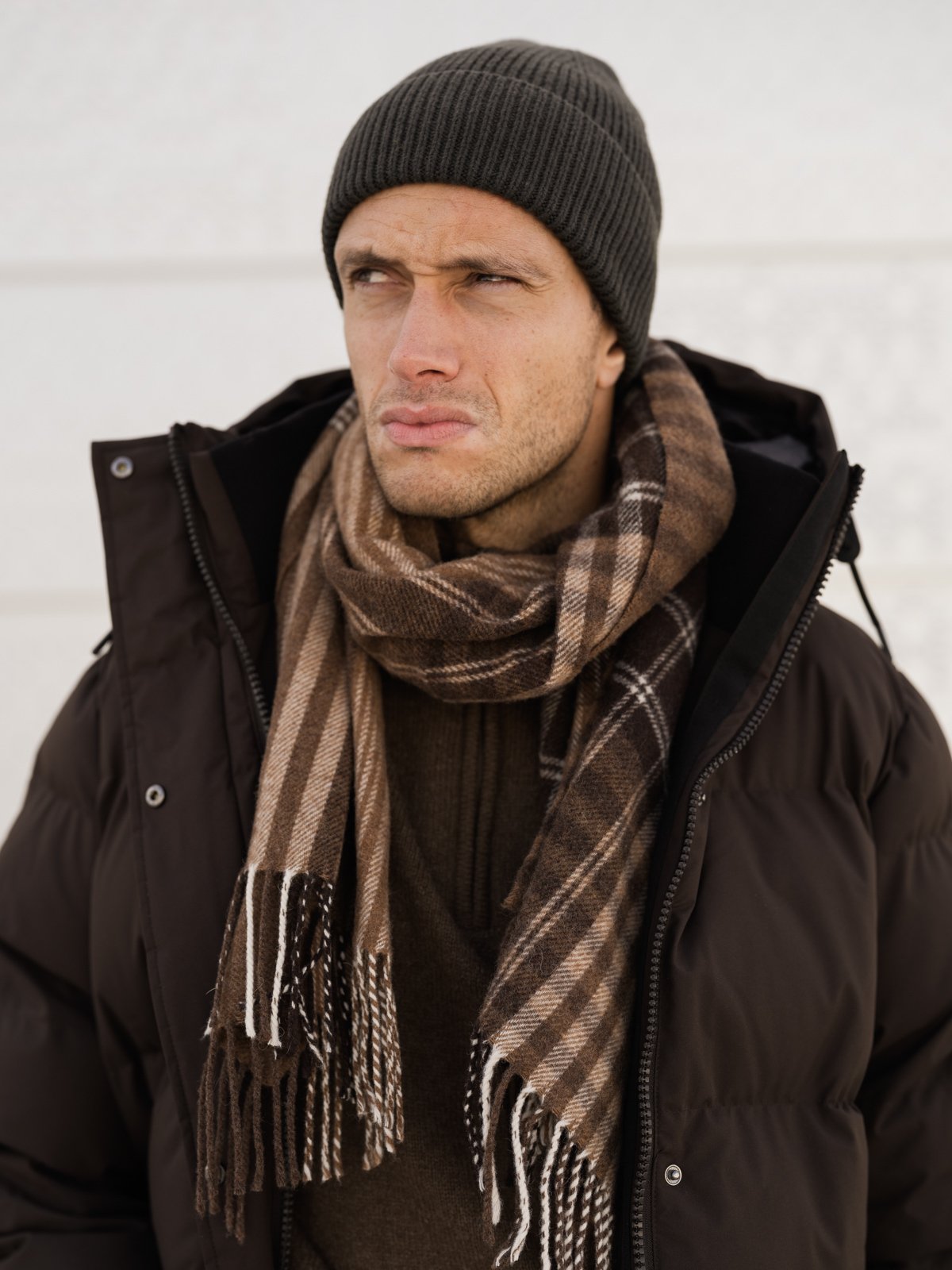 Selected Homme Mason Merino Beanie Peat