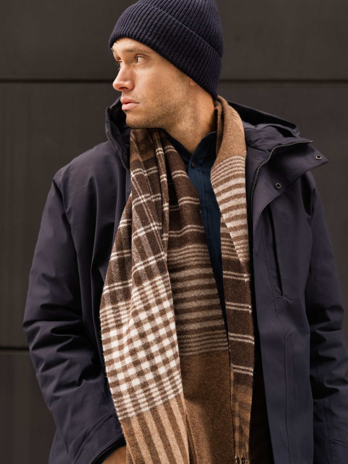 Selected Homme Mason Merino Beanie Sky Captain