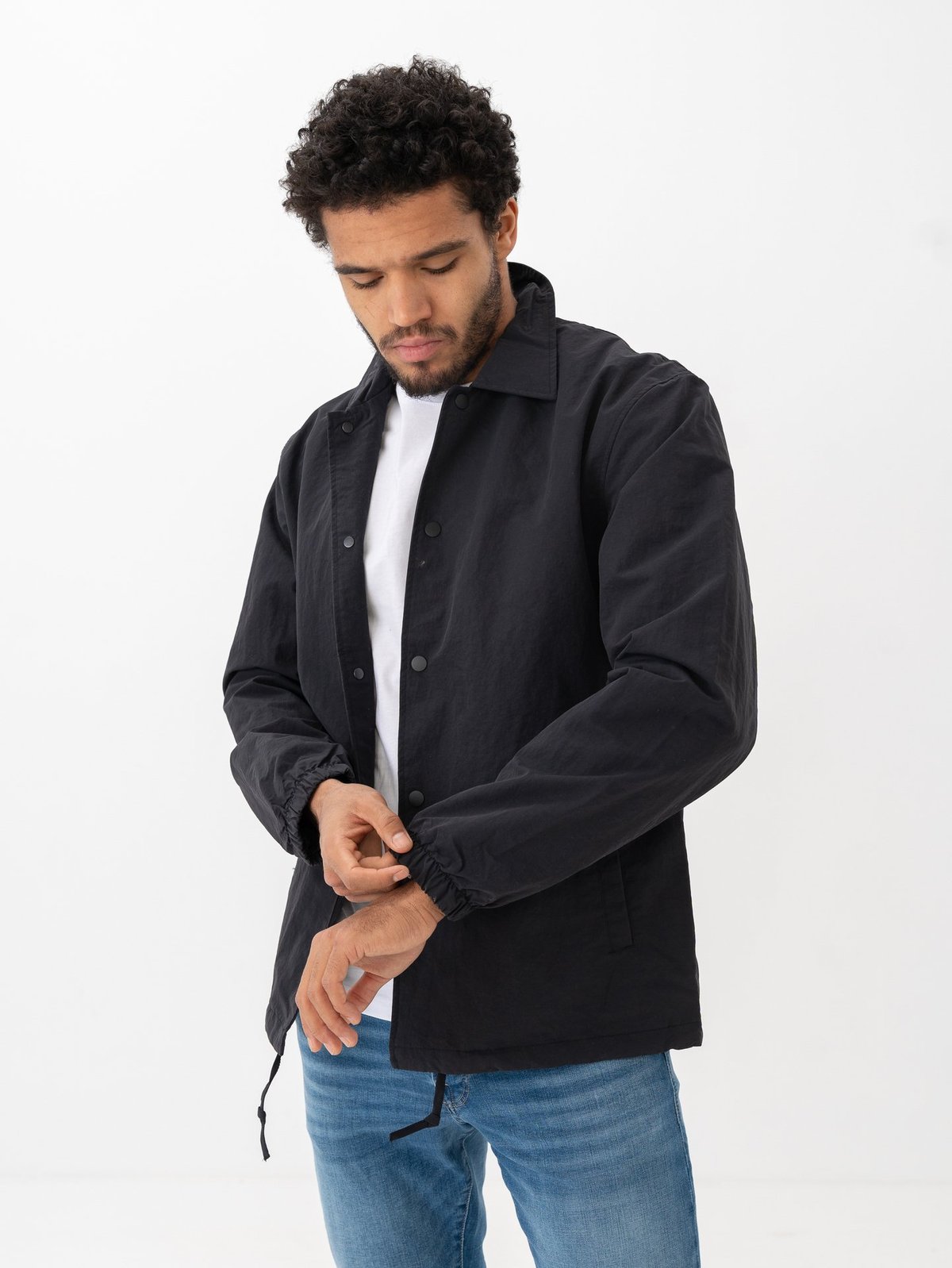 Selected Homme Archive Coach Jacket Black
