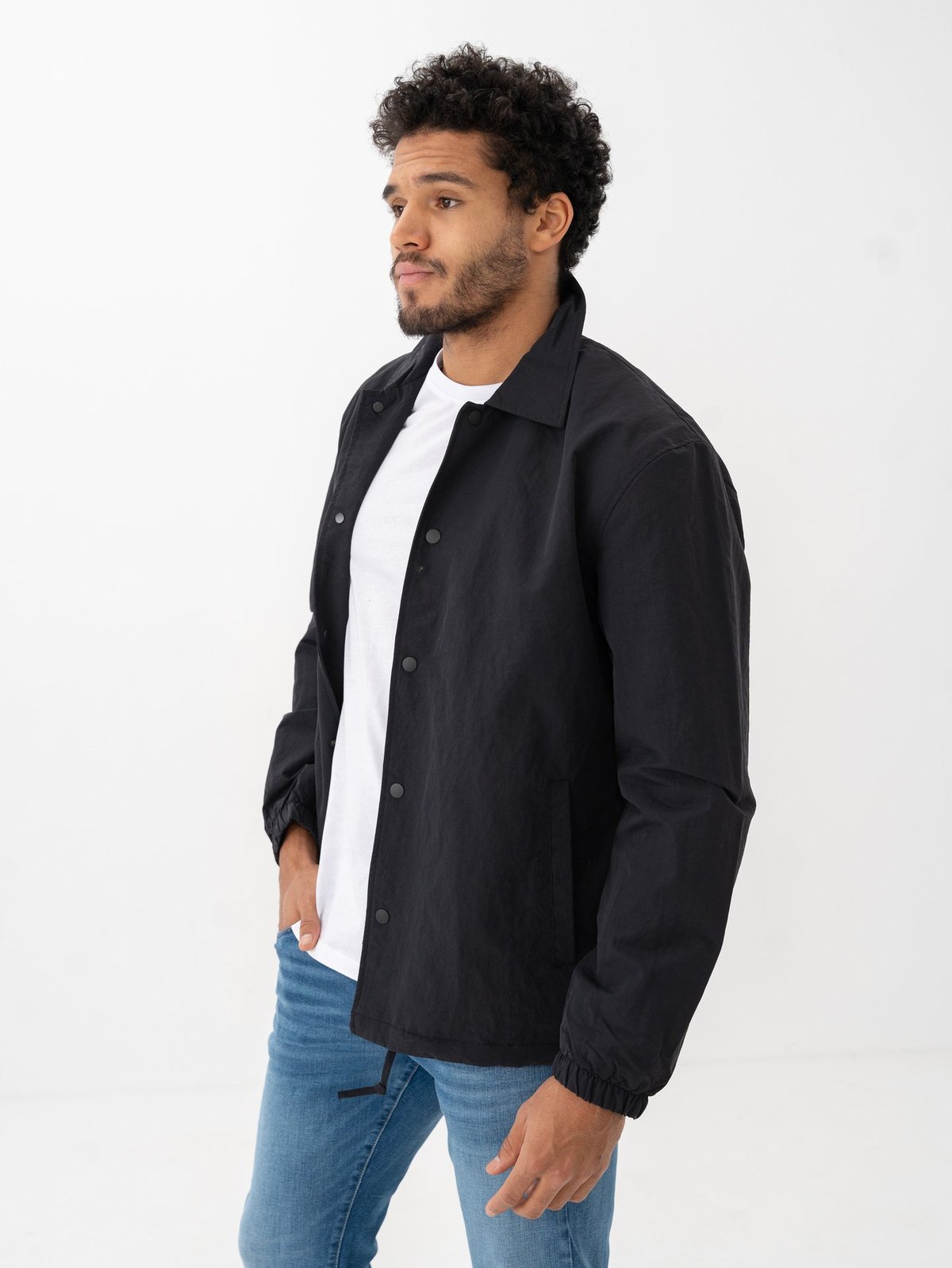 Selected Homme Archive Coach Jacket Black