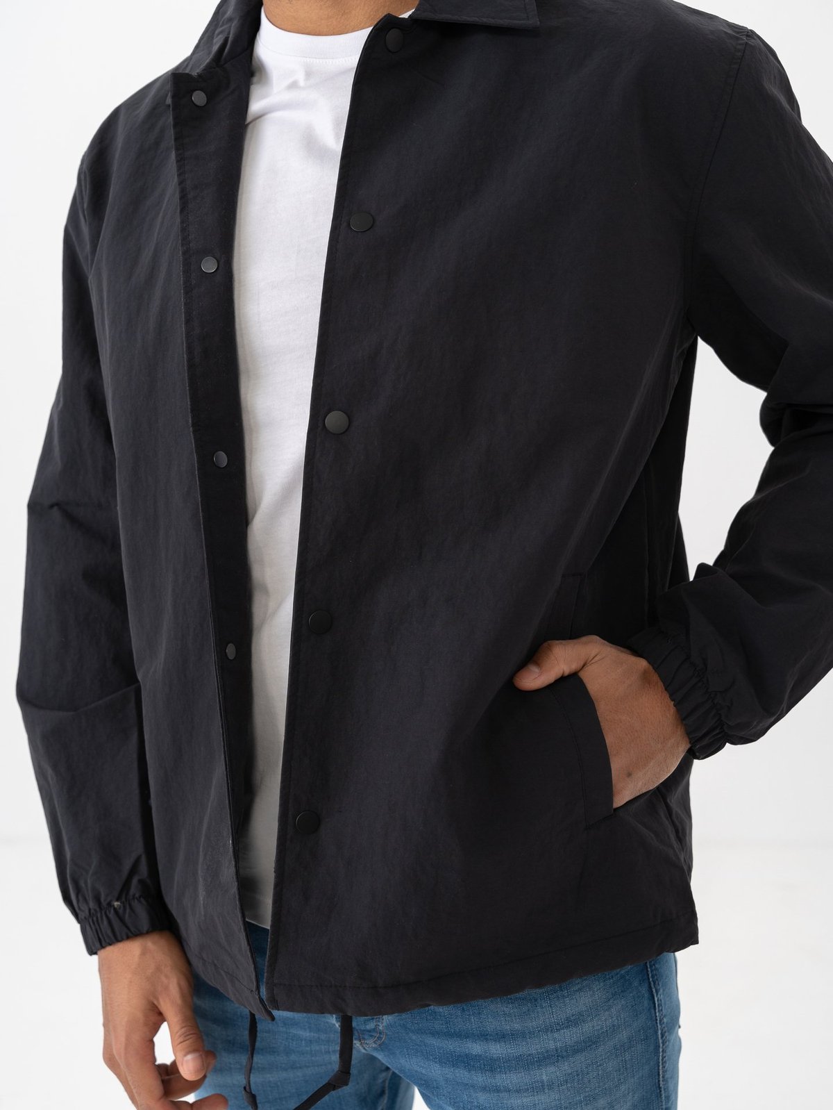 Selected Homme Archive Coach Jacket Black