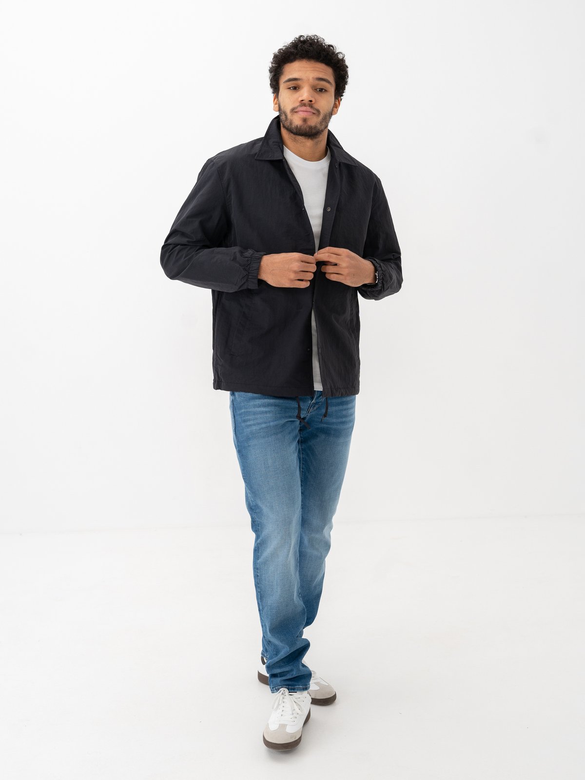 Selected Homme Archive Coach Jacket Black