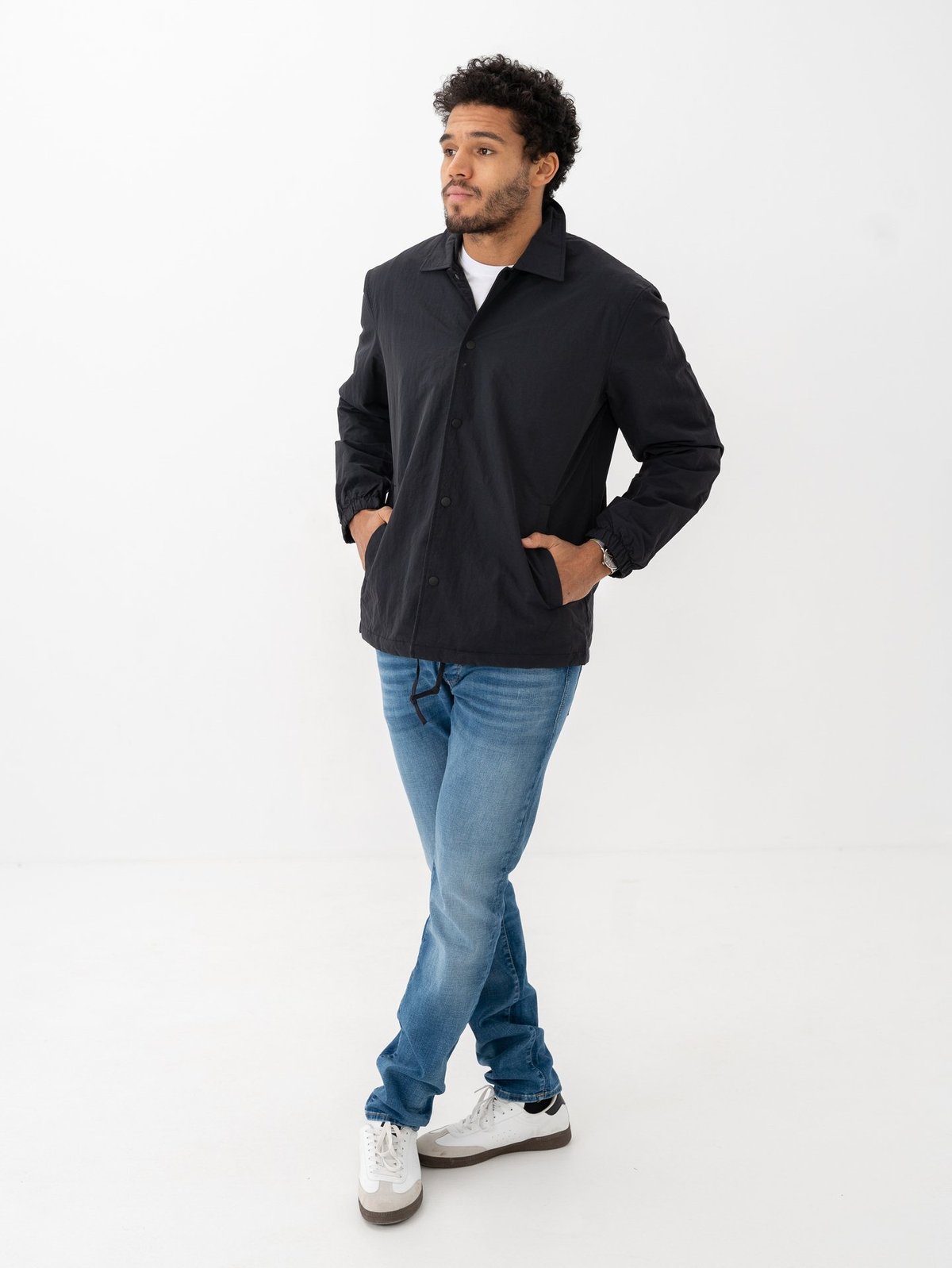 Selected Homme Archive Coach Jacket Black