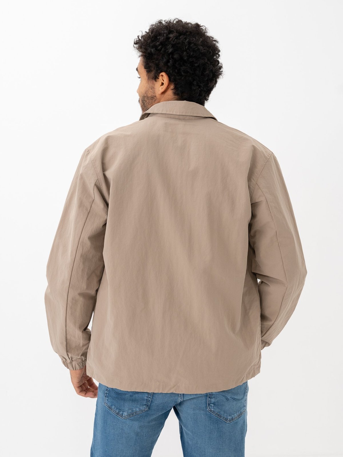 Selected Homme Archive Coach Jacket Greige