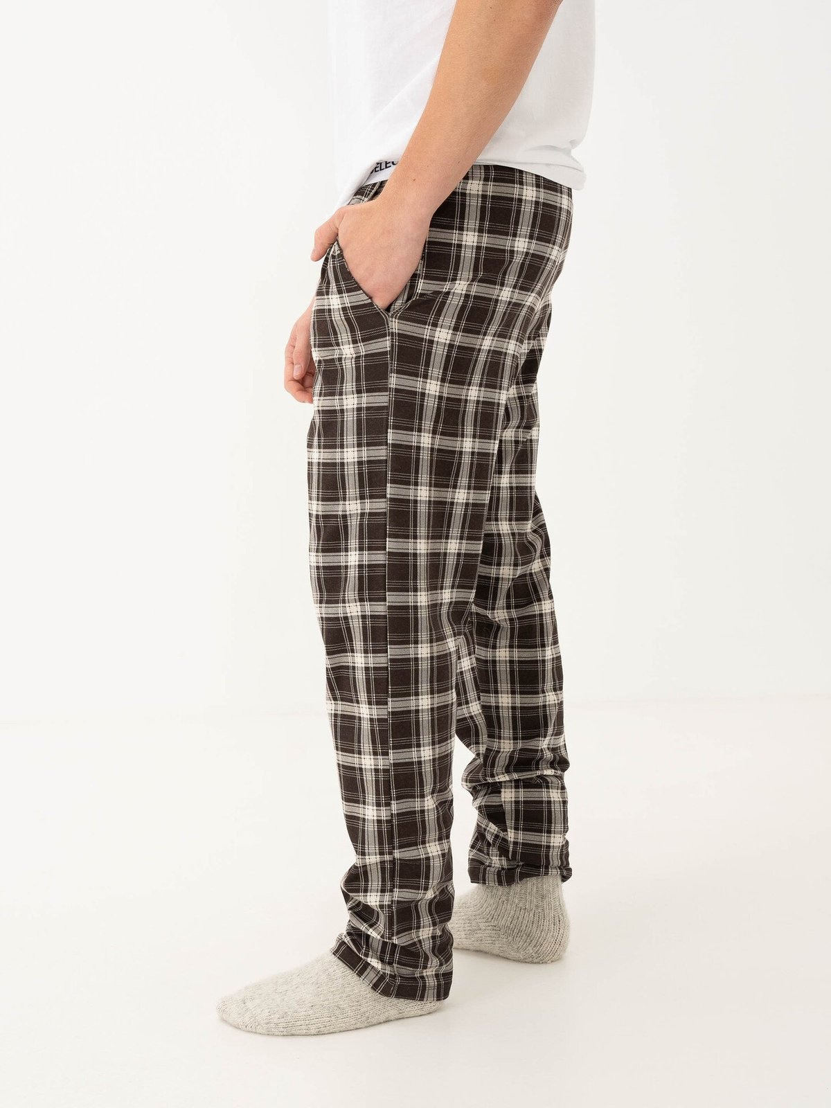 Selected Homme Reg Monus Lounge Pant Coffee Bean