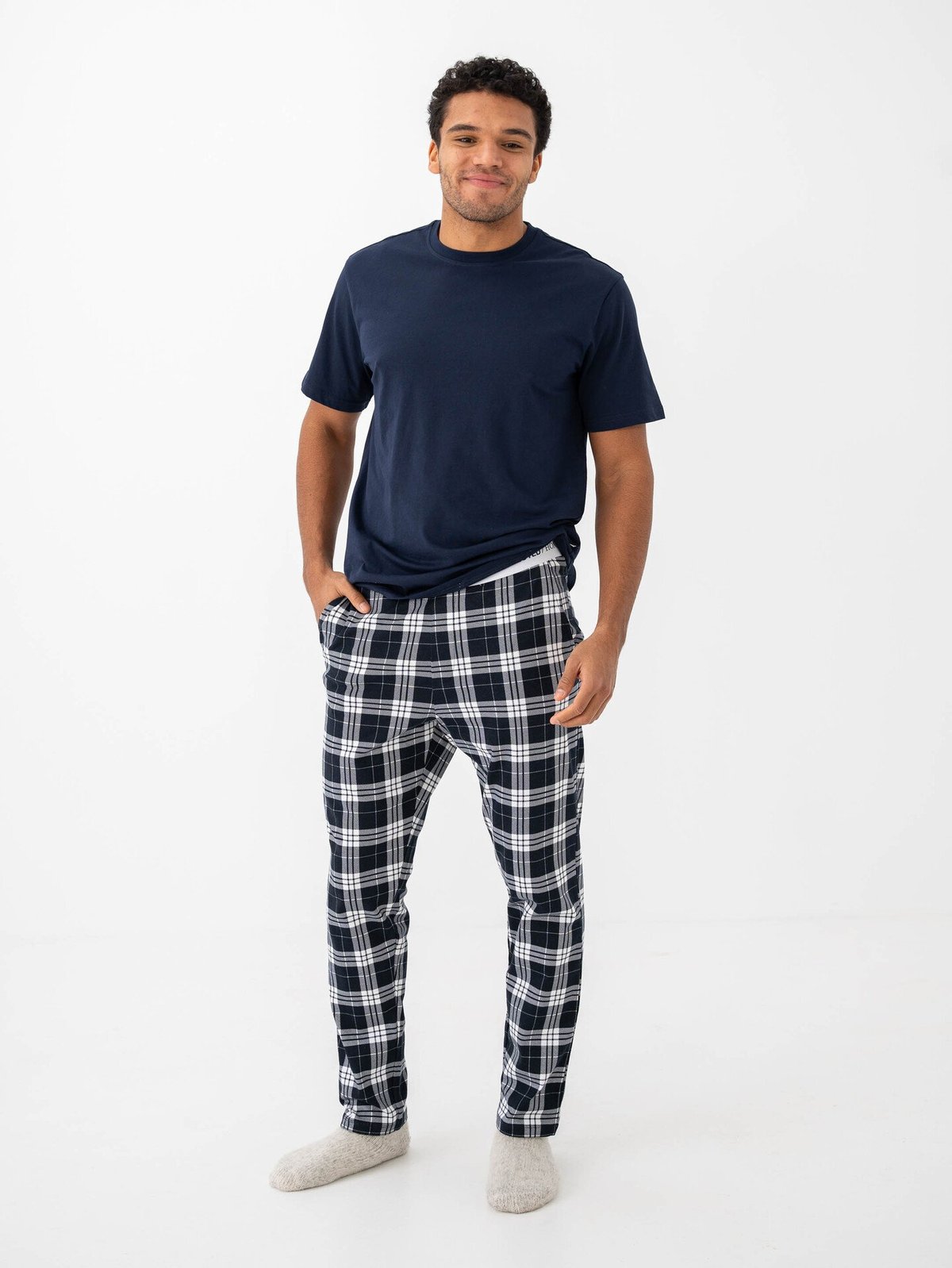Selected Homme Reg Monus Lounge Pant Sky Captain