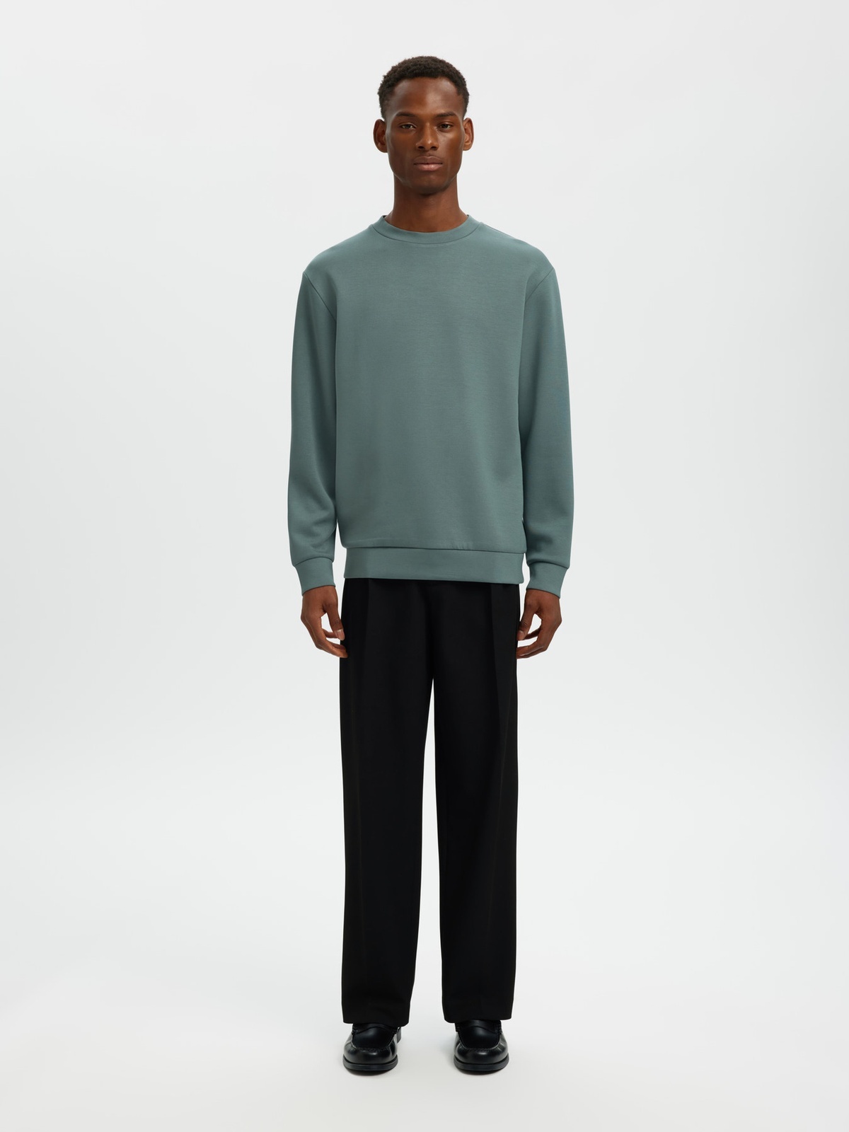 Selected Homme Loose Finn Flex Pants Black