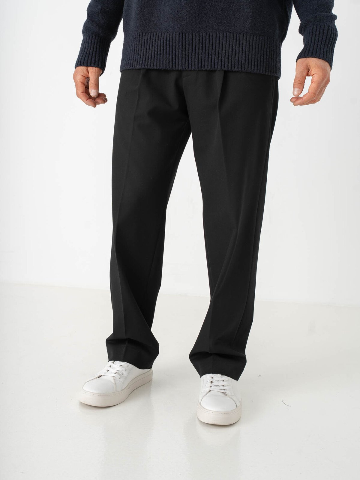 Selected Homme Loose Finn Flex Pants Black