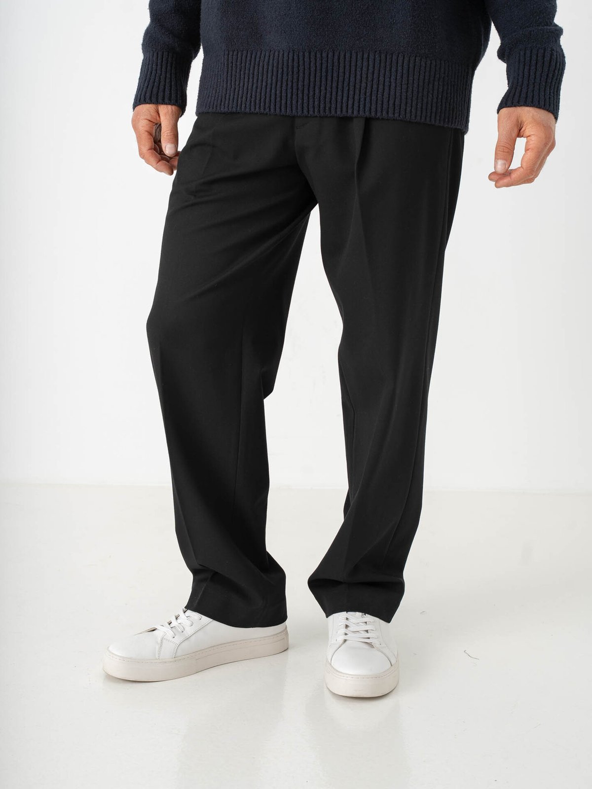 Selected Homme Loose Finn Flex Pants Black