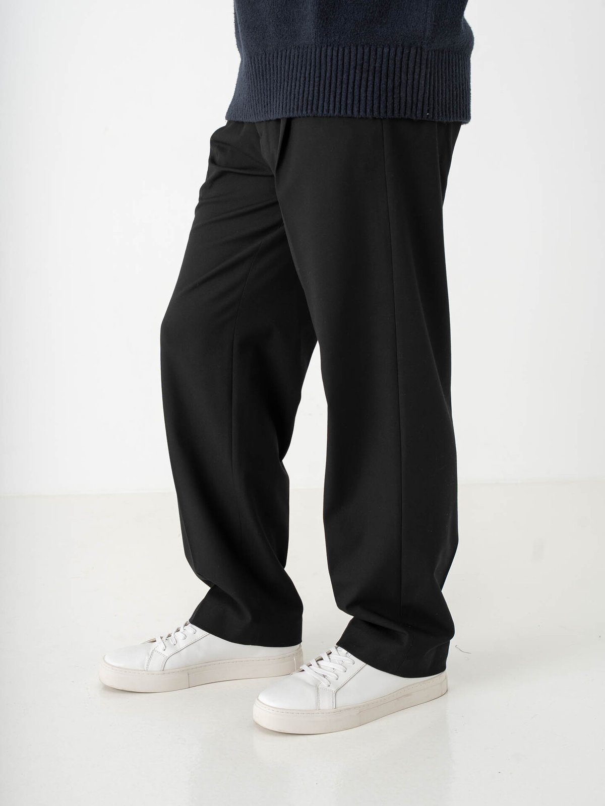 Selected Homme Loose Finn Flex Pants Black