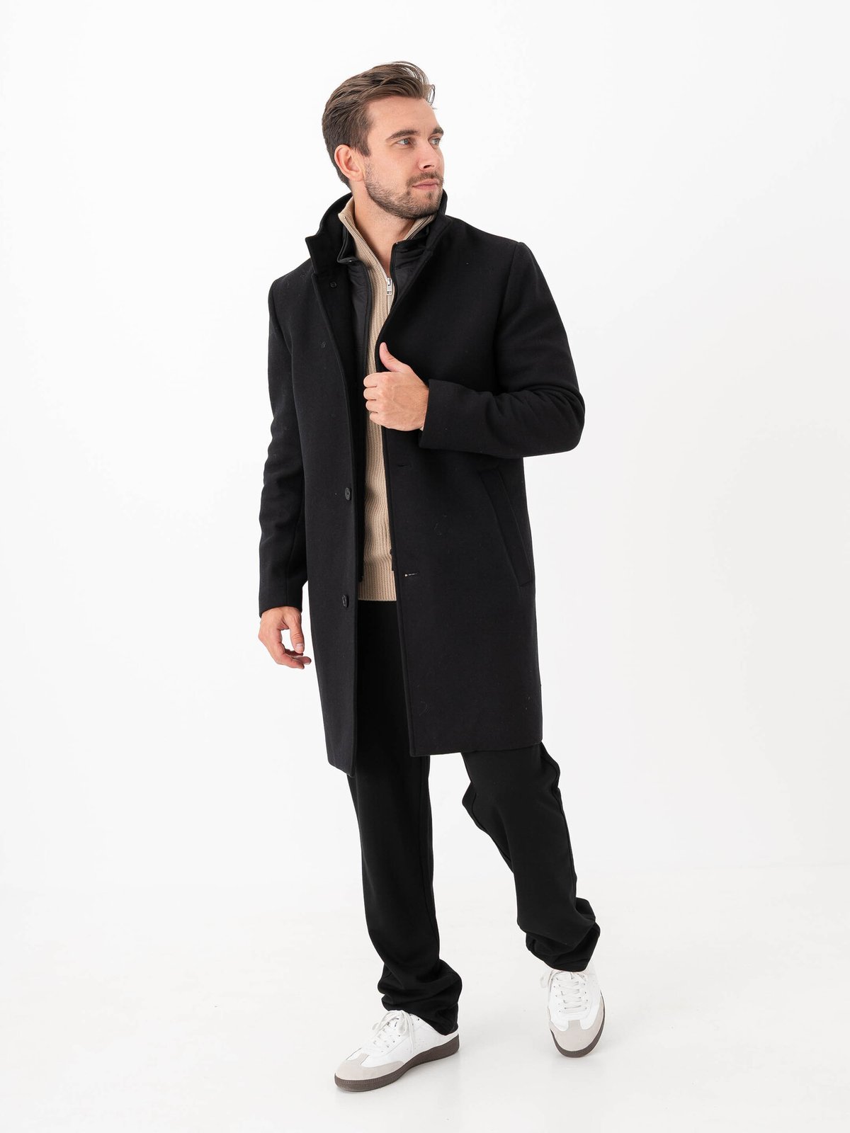 Selected Homme Rainar Lano Coat Black