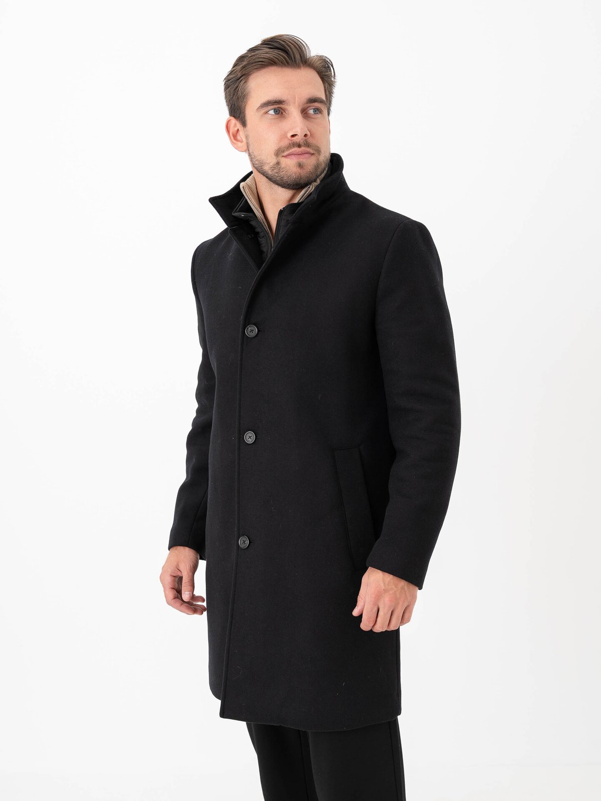 Selected Homme Rainar Lano Coat Black