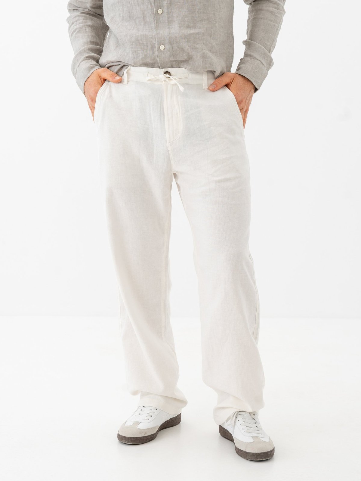 Selected Homme Loose Brody Sun Pant Cloud Dancer