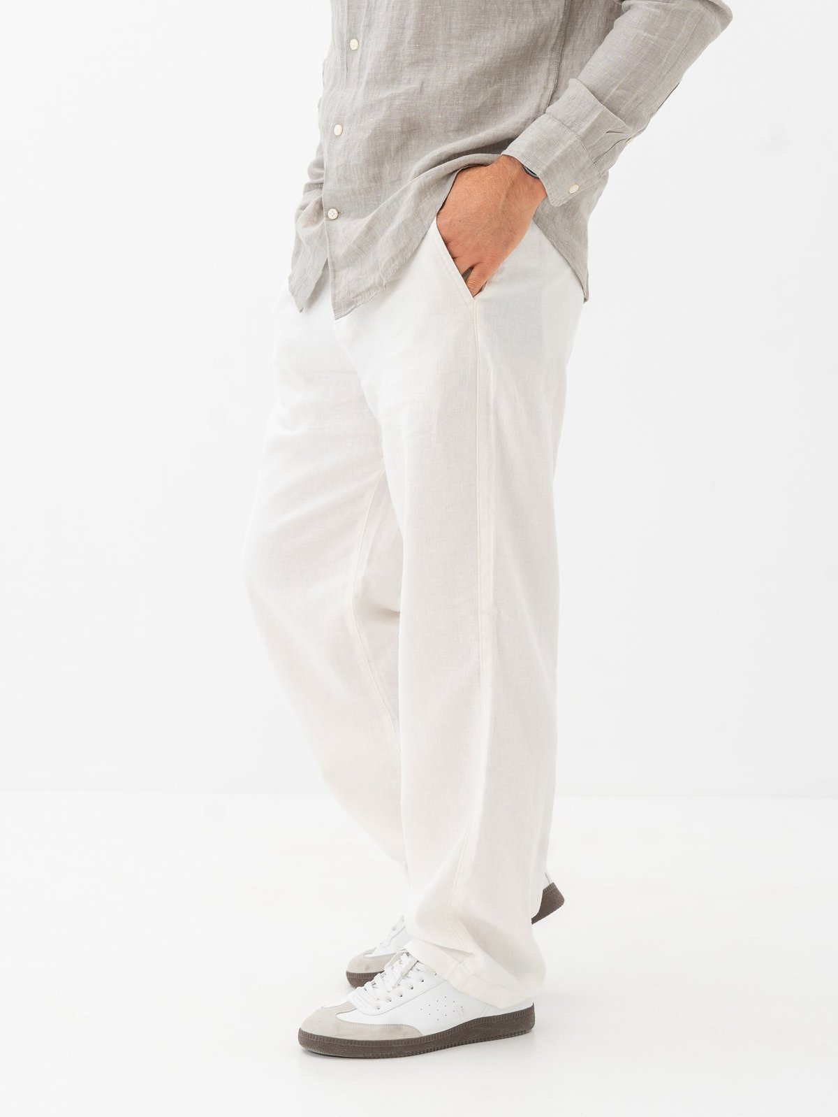Selected Homme Loose Brody Sun Pant Cloud Dancer