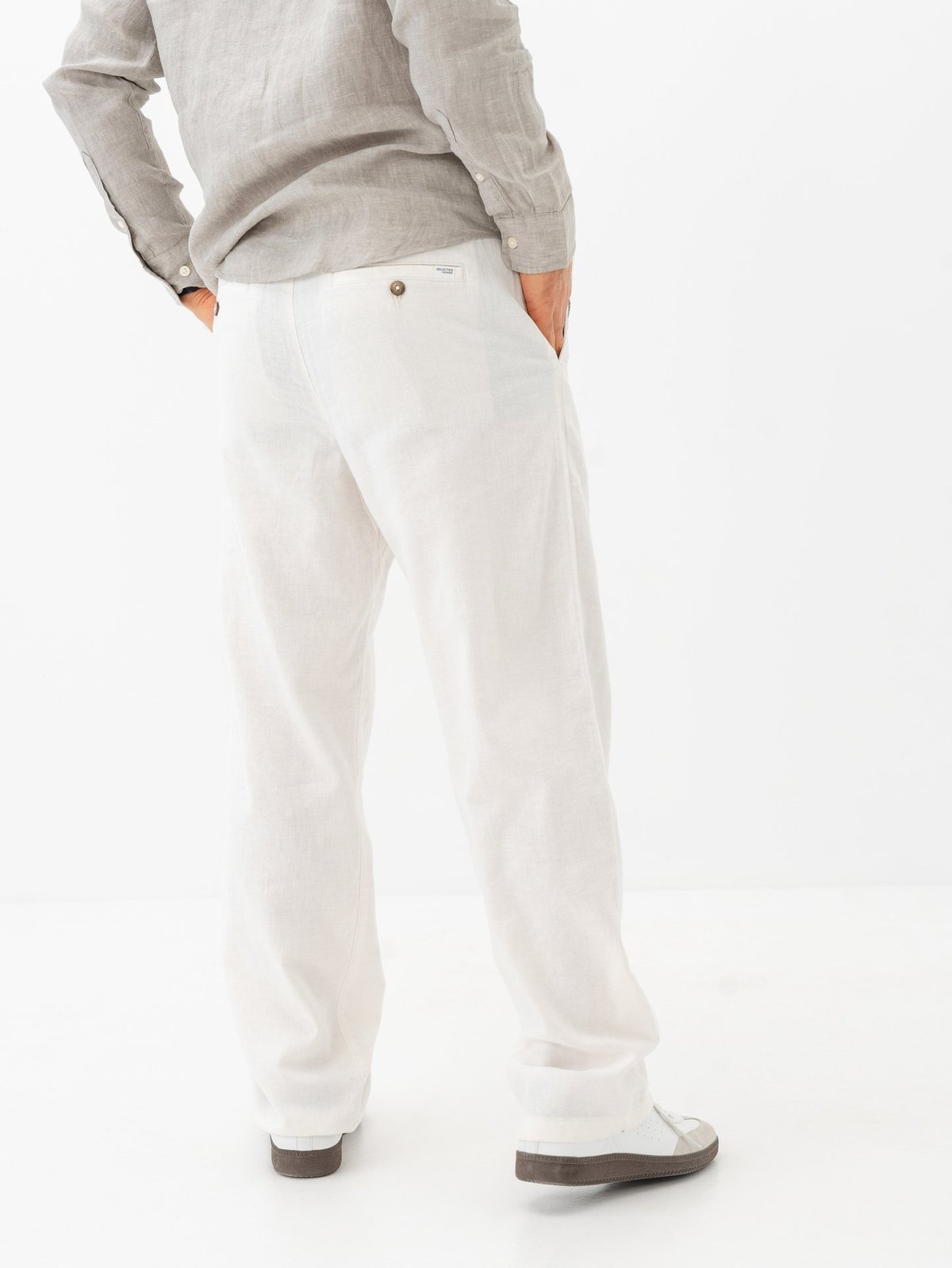 Selected Homme Loose Brody Sun Pant Cloud Dancer