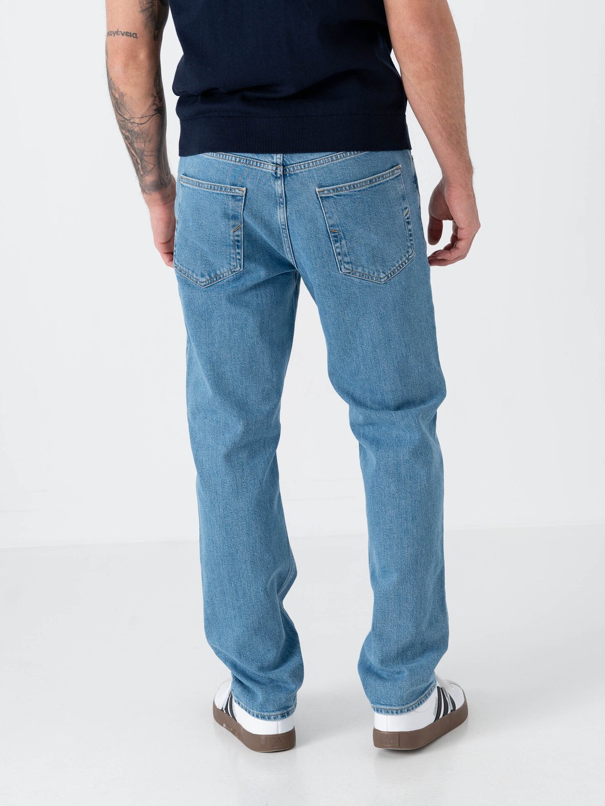 Selected Homme Straight Ben Kori Jeans Light Blue Denim