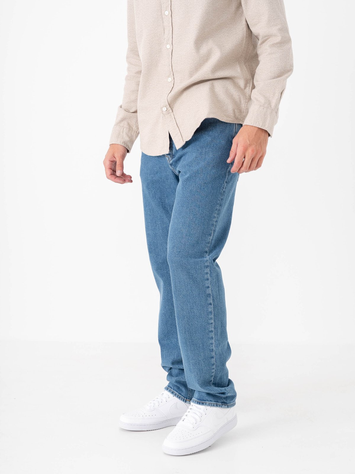 Selected Homme Straight Ben Kori Jeans Medium Blue Denim