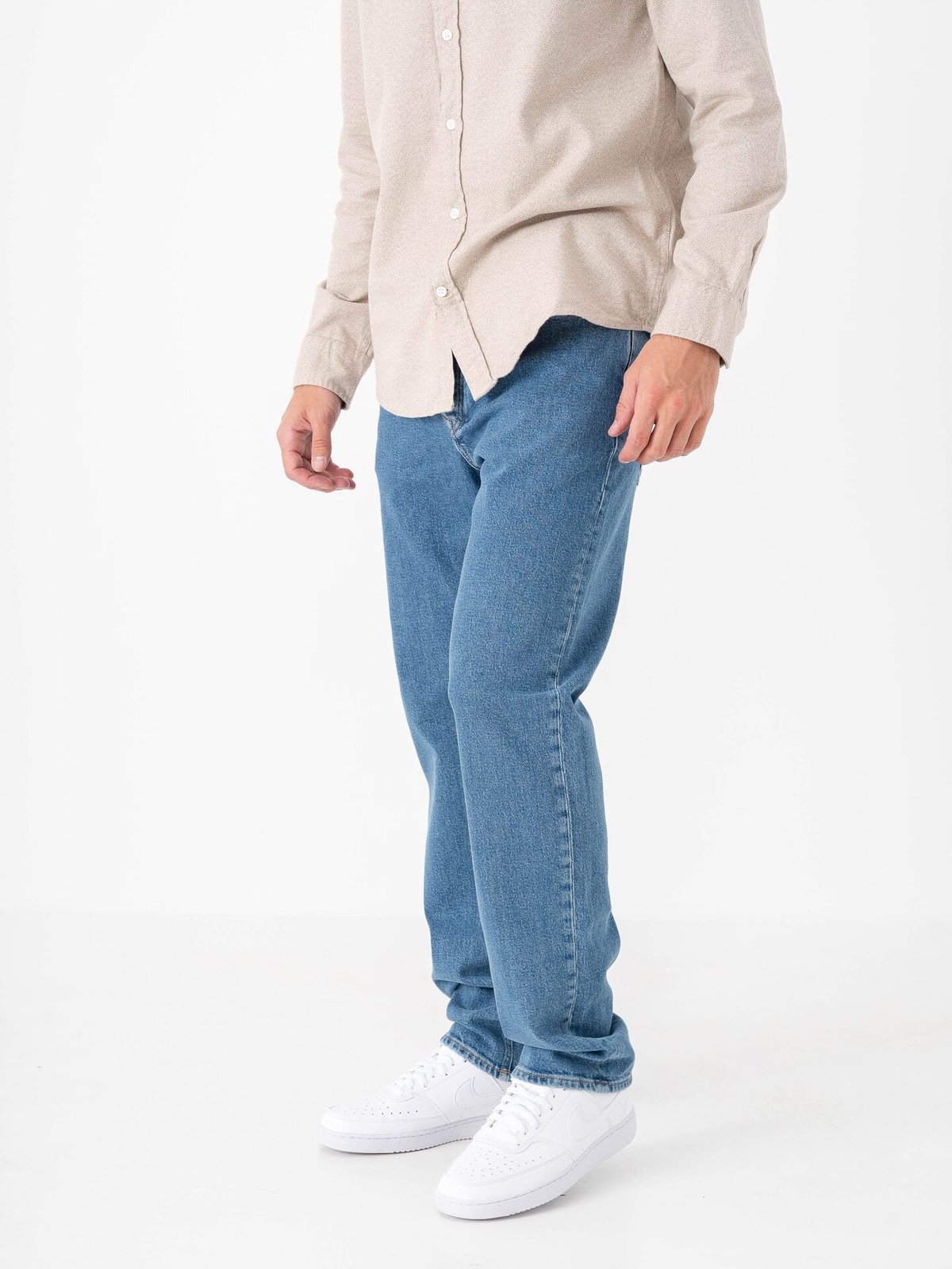 Selected Homme Straight Ben Kori Jeans Medium Blue Denim