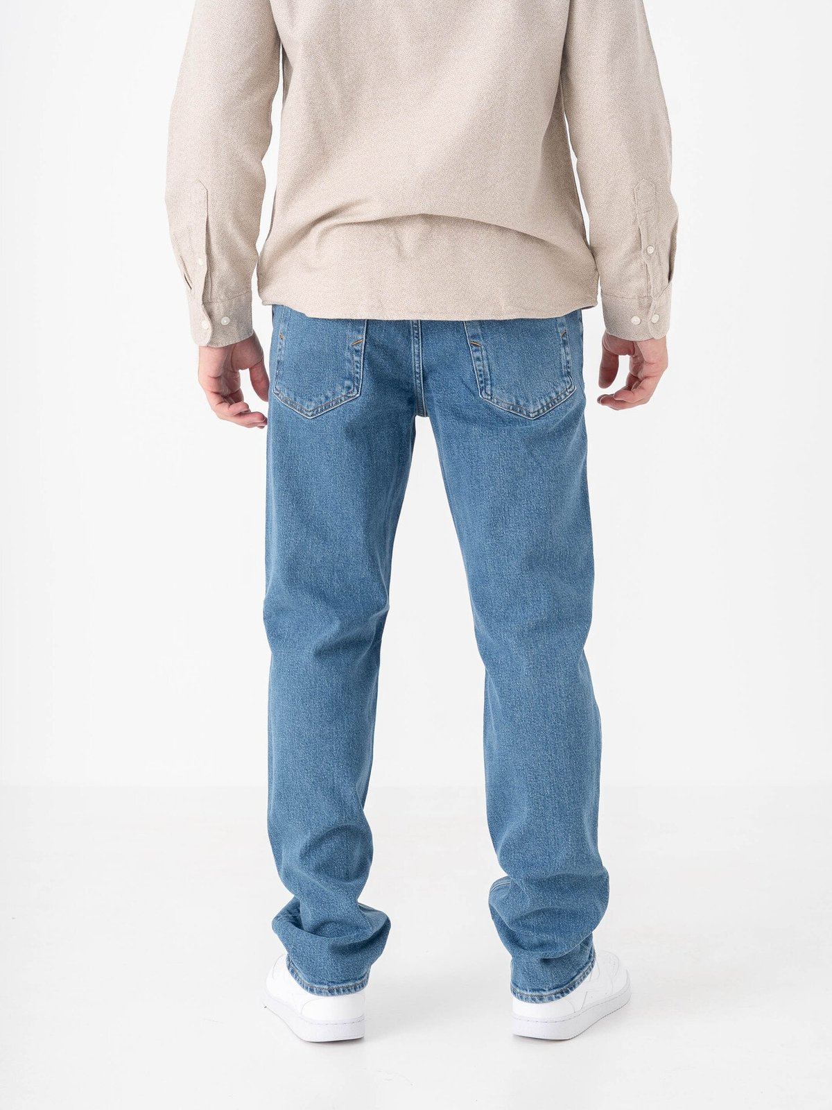 Selected Homme Straight Ben Kori Jeans Medium Blue Denim