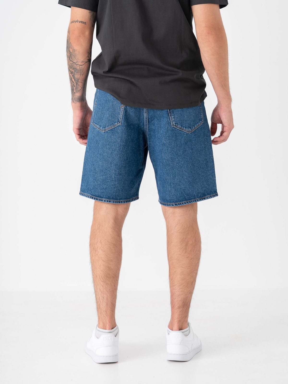 Selected Homme Reg Alex Mid Blue Denim Shorts Medium Blue Denim