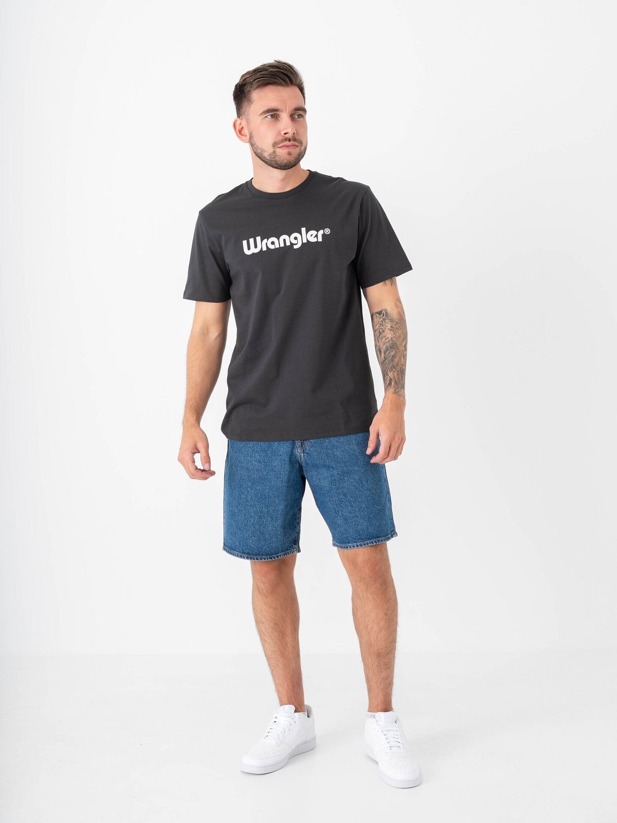 Selected Homme Reg Alex Mid Blue Denim Shorts Medium Blue Denim