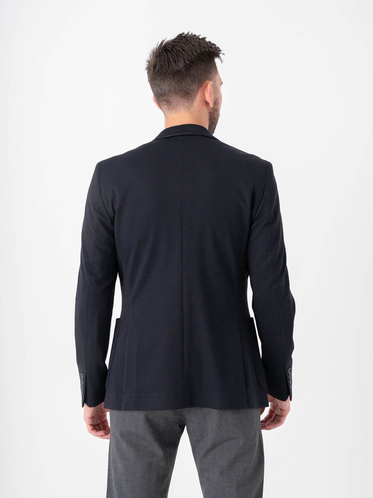 Selected Homme Slim-Lewis Lano Jersey Blazer Dark Navy