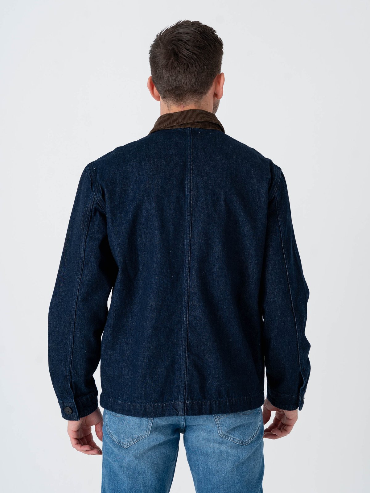 Selected Homme Regular Landon Rinse Denim Jacket Dark Blue Denim