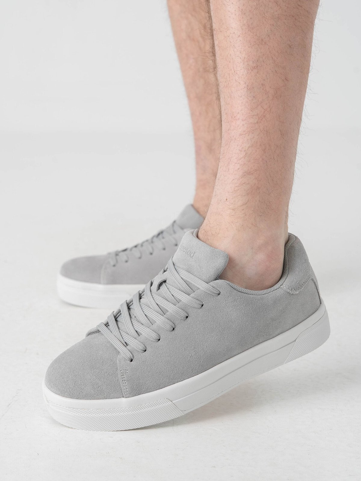 Selected Homme David Chunky Suede Sneaker 2.0 Grey