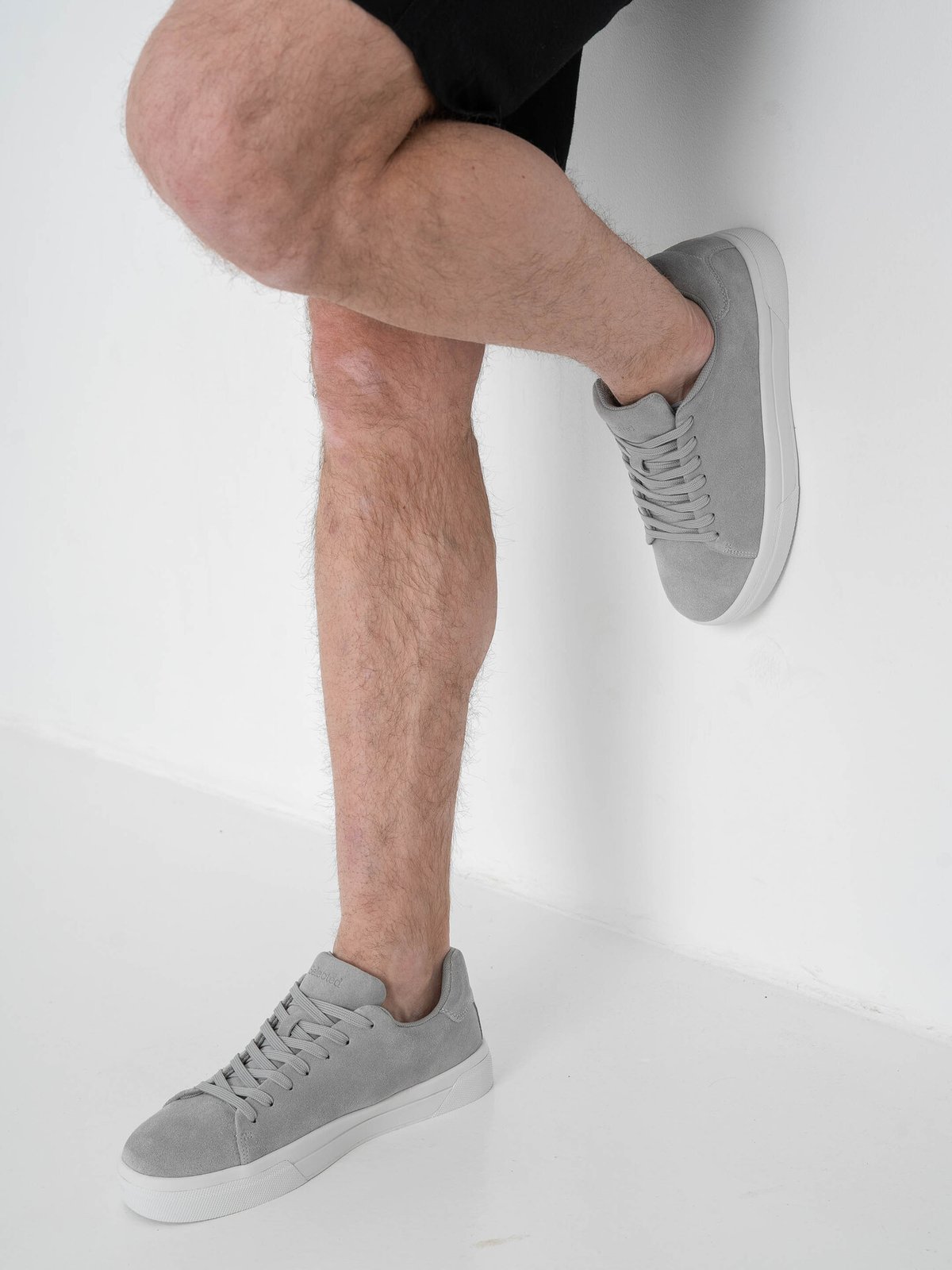 Selected Homme David Chunky Suede Sneaker 2.0 Grey