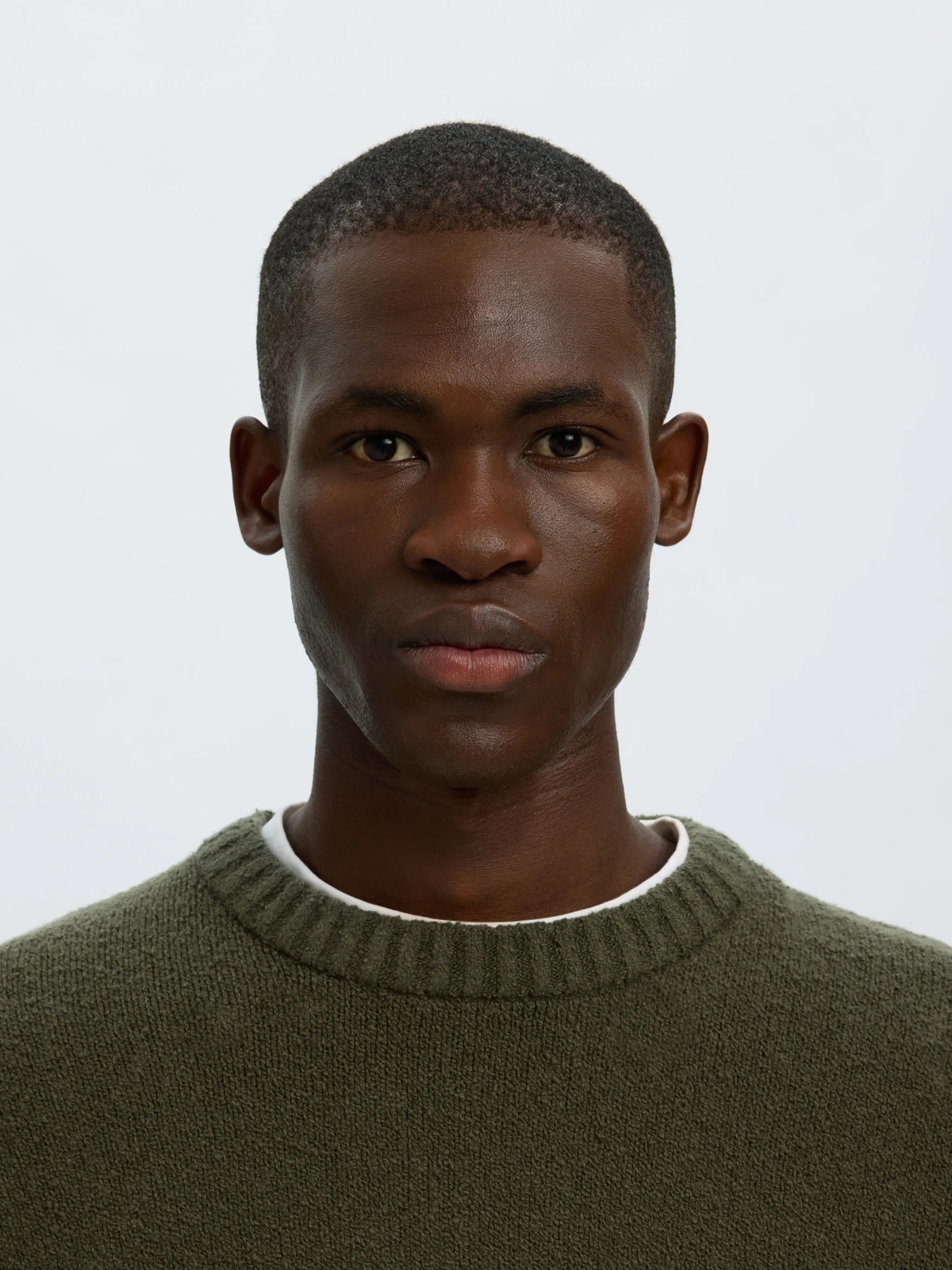 Selected Homme Alex Long Sleeve Knit Crew Neck Forest Night