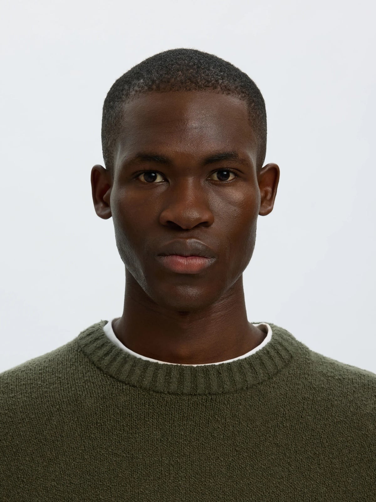 Selected Homme Alex Long Sleeve Knit Crew Neck Forest Night