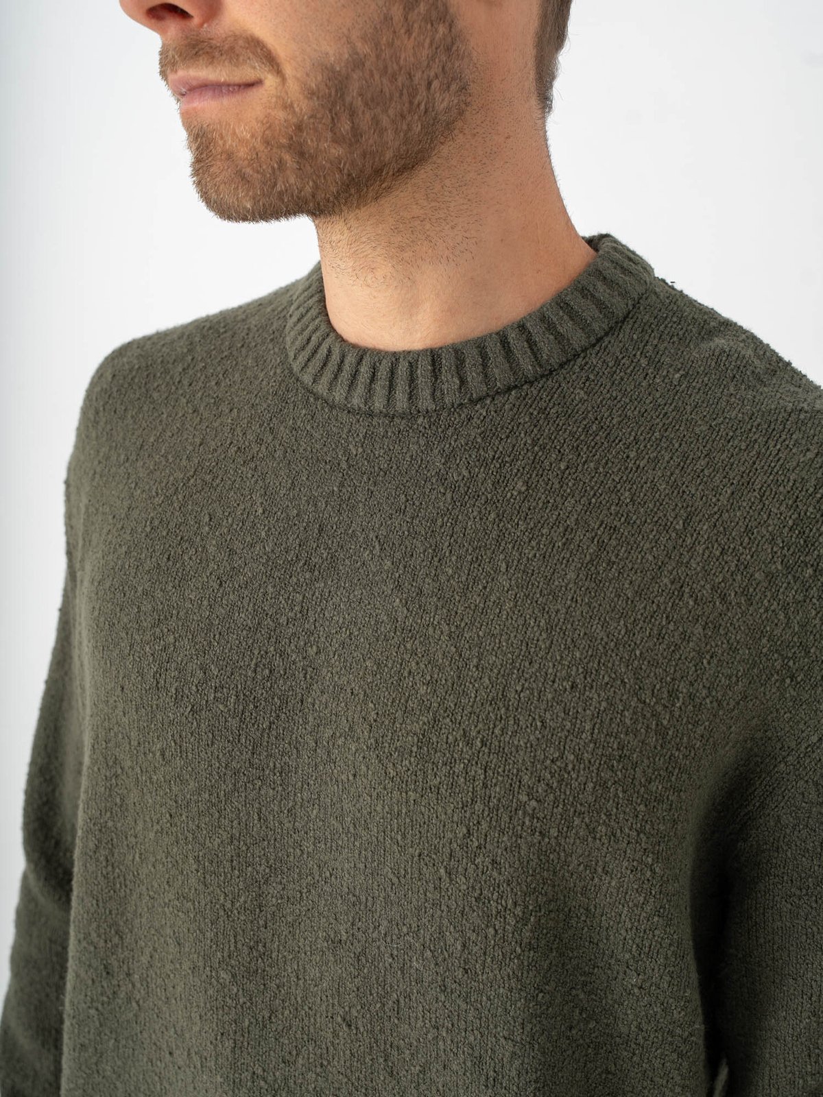 Selected Homme Alex Long Sleeve Knit Crew Neck Forest Night