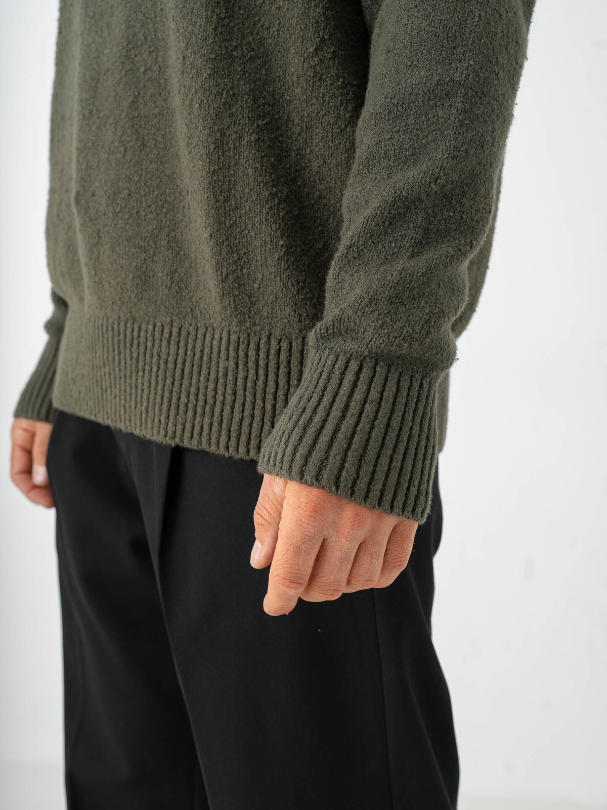 Selected Homme Alex Long Sleeve Knit Crew Neck Forest Night