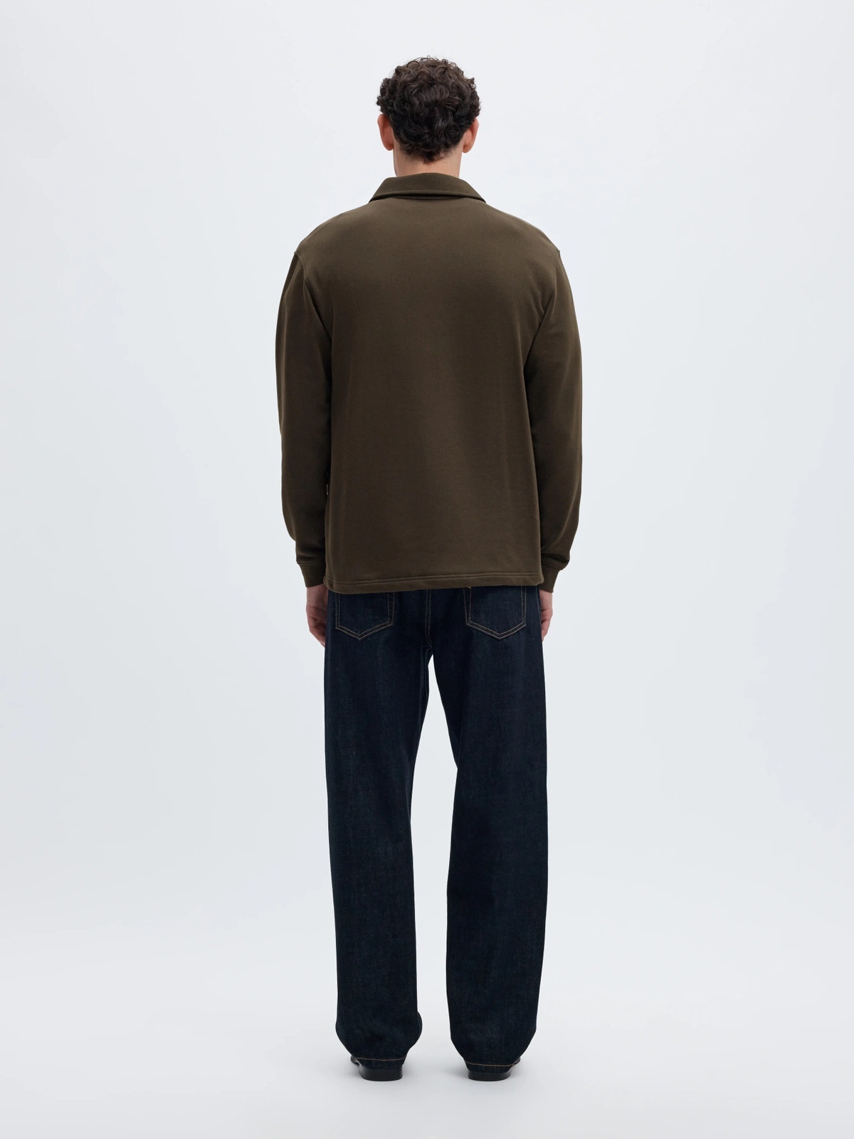 Selected Homme Scott Long Sleeve Half Zip Sweat Turkish Coffee