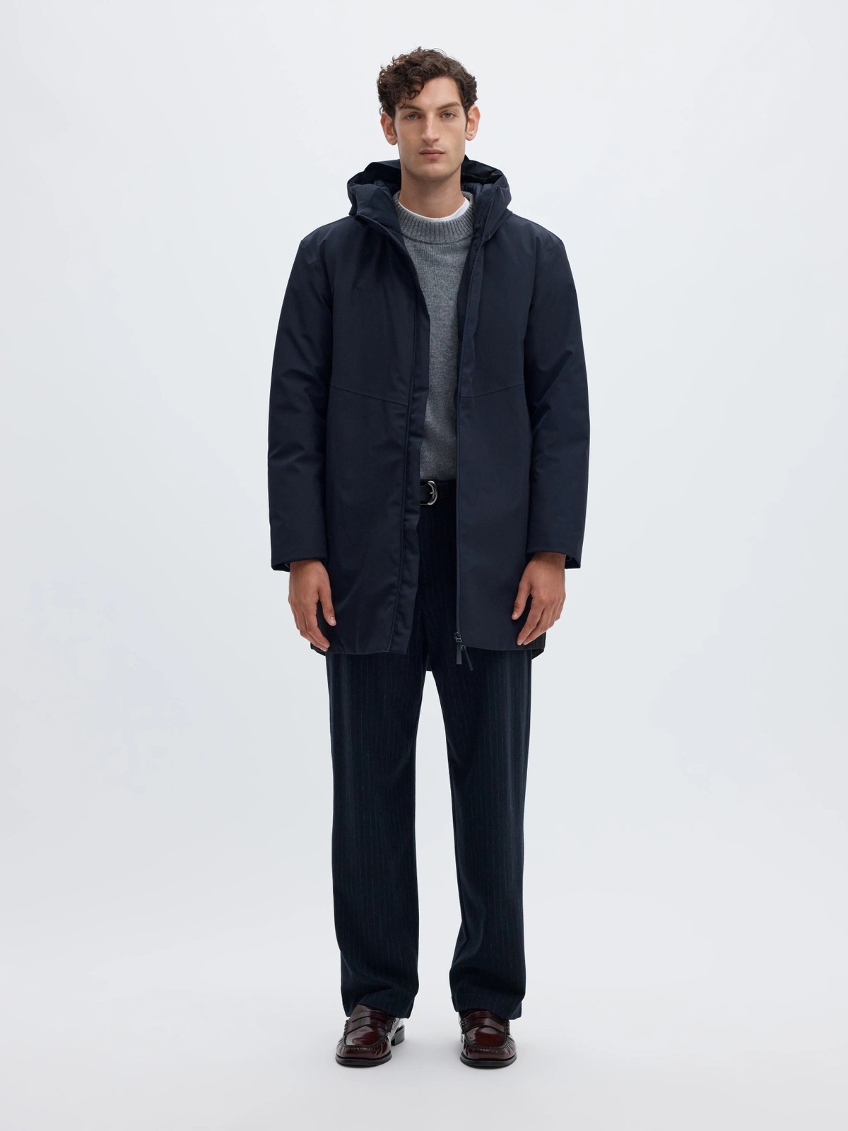 Selected Homme Franklin Urban Tech Parka Sky Captain