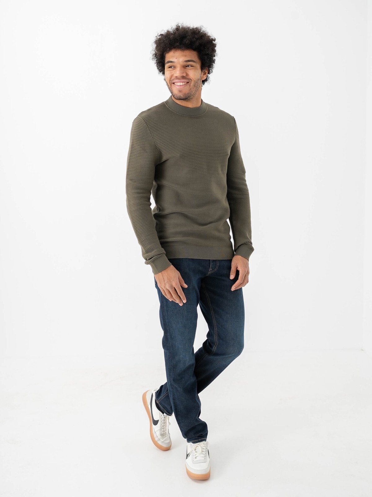 Selected Homme Slim Cleo Flex Jeans Dark Blue Denim