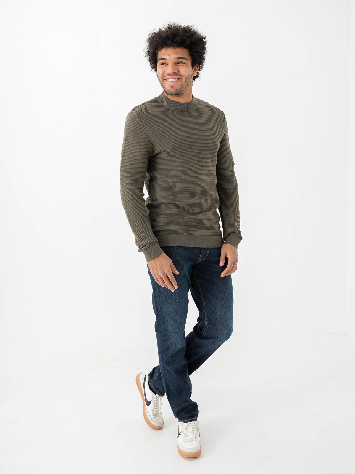 Selected Homme Slim Cleo Flex Jeans Dark Blue Denim