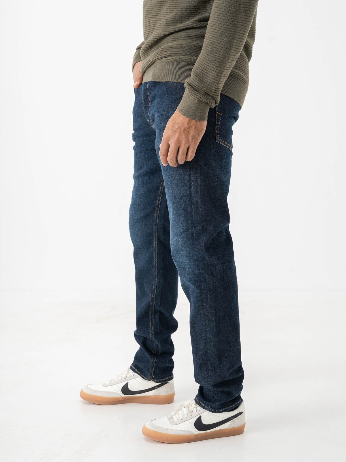 Selected Homme Slim Cleo Flex Jeans Dark Blue Denim