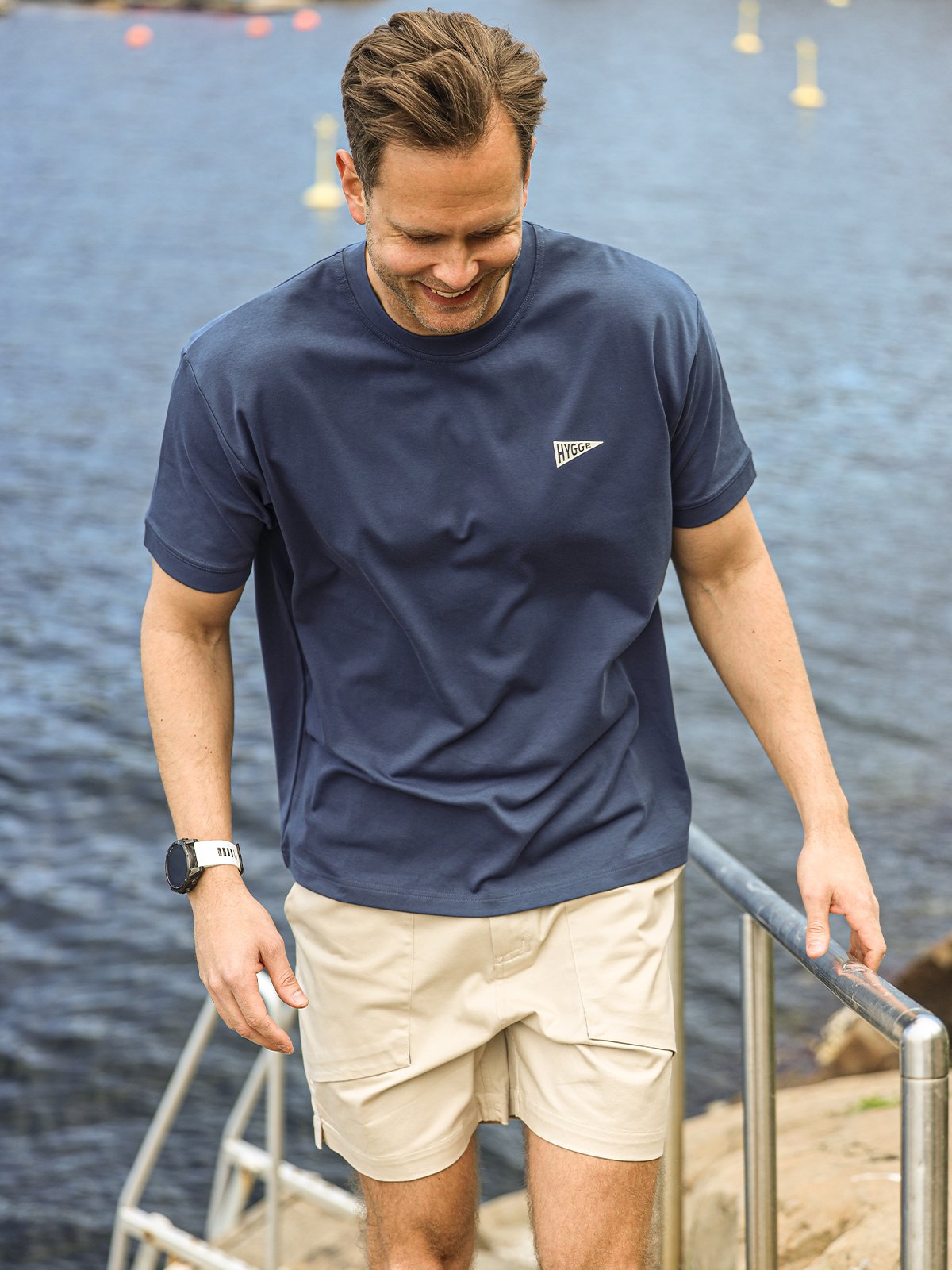 Hygge Men's Graphic T-Shirt Dawn Blue