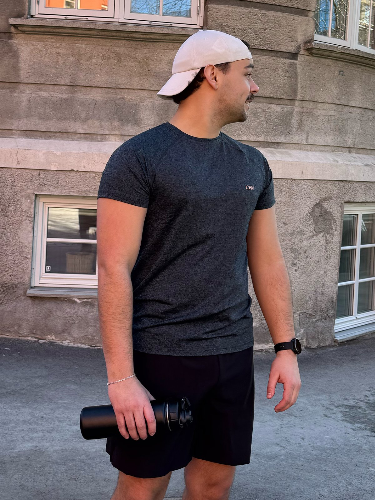 ICIW Training Mesh T-Shirt Steel Blue