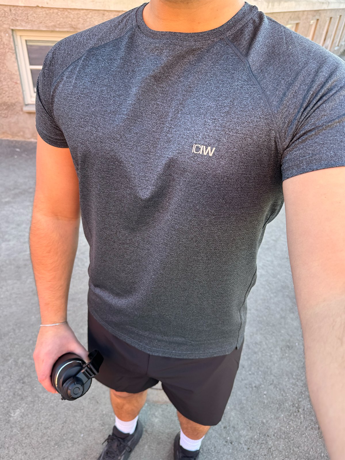 ICIW Training Mesh T-Shirt Steel Blue