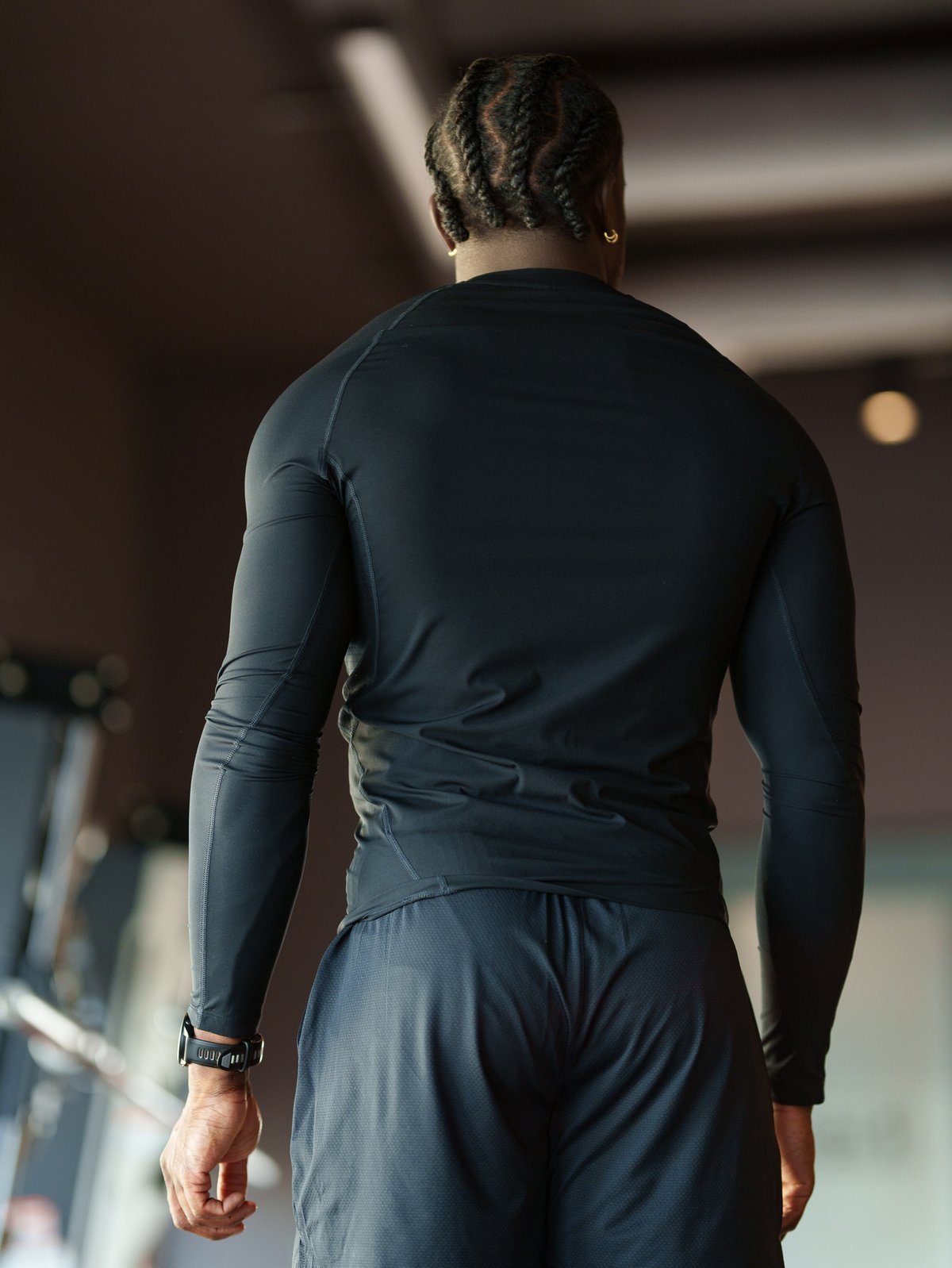 ICIW Ignite Muscle Fit Long Sleeve Black