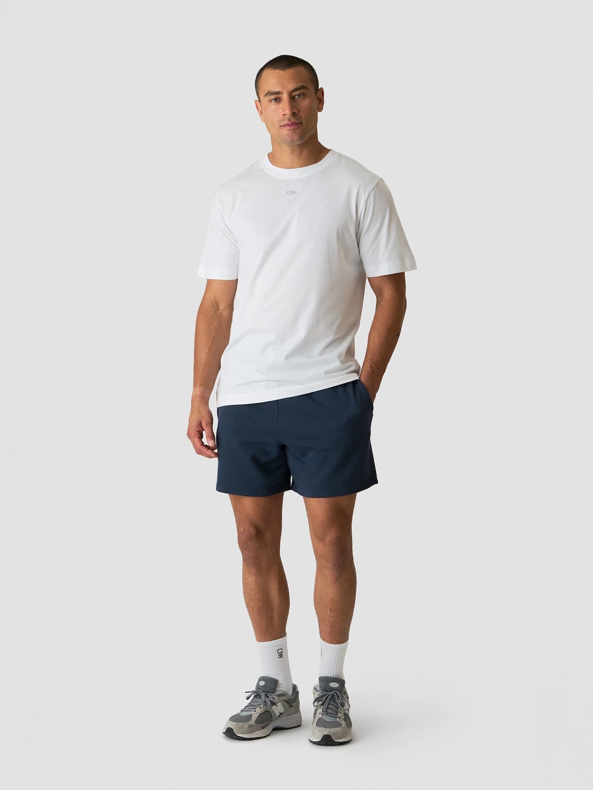 ICIW Everyday Relaxed Unbrushed Sweat Shorts Navy