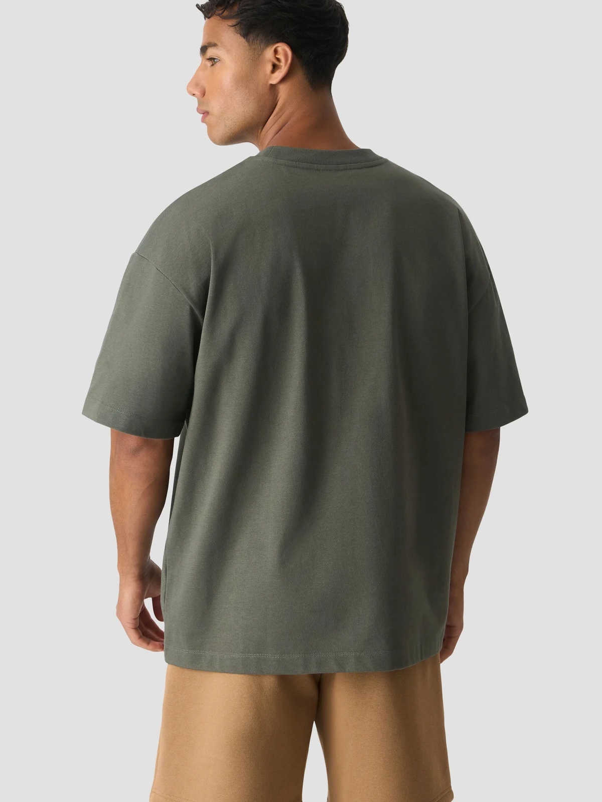 ICIW Essence Heavy Cotton T-Shirt Print Warm Green