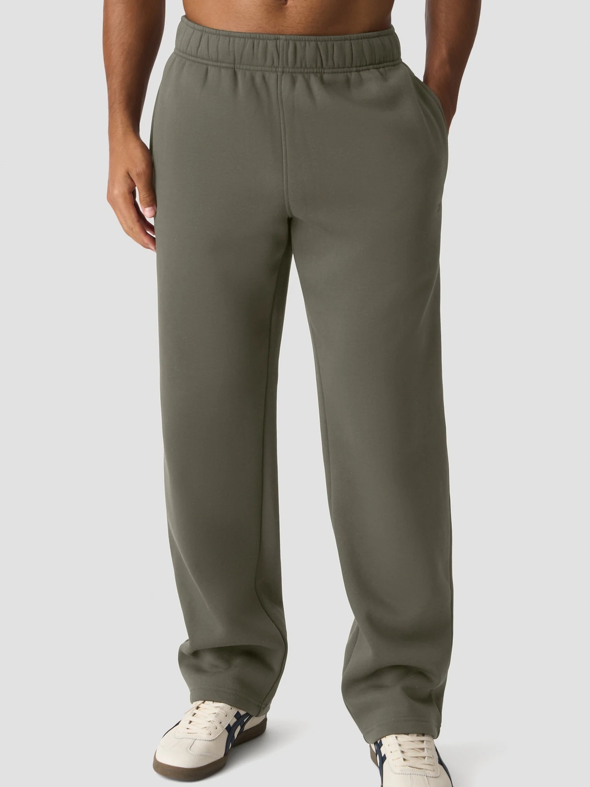 ICIW Everyday Straight Pants Warm Green