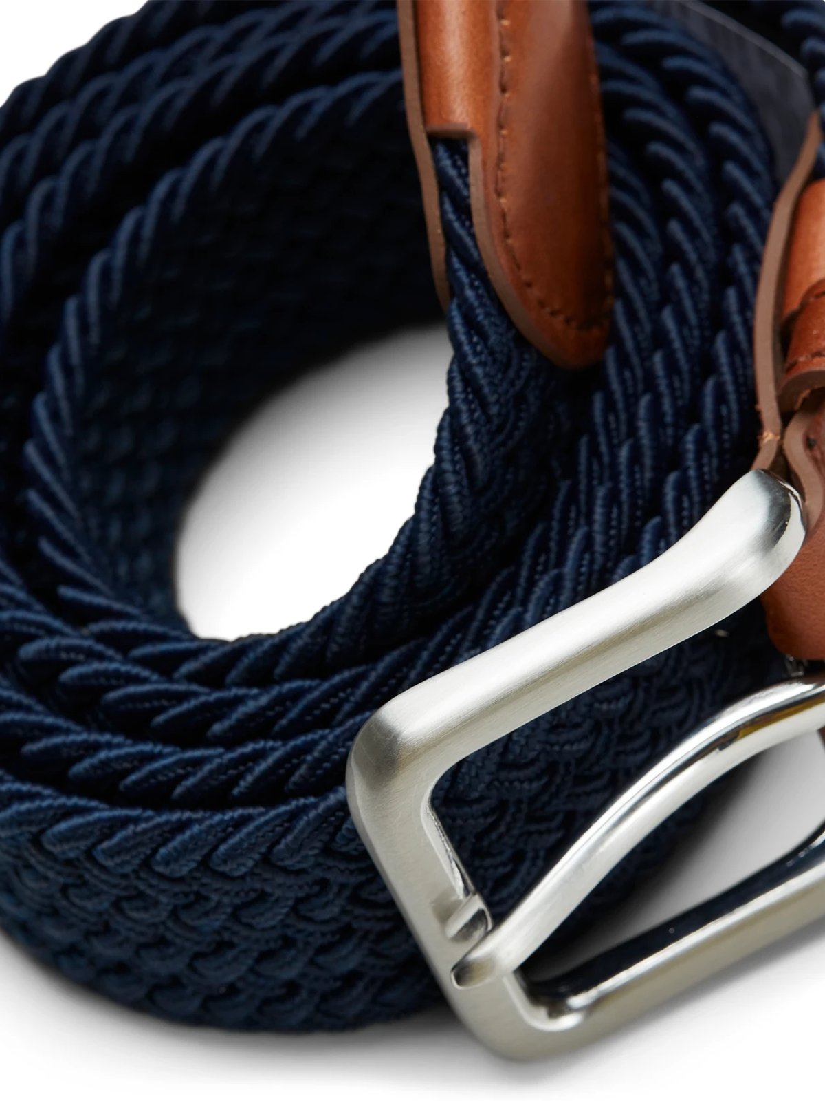 Jack and Jones Spring Woven Belt Navy Blazer