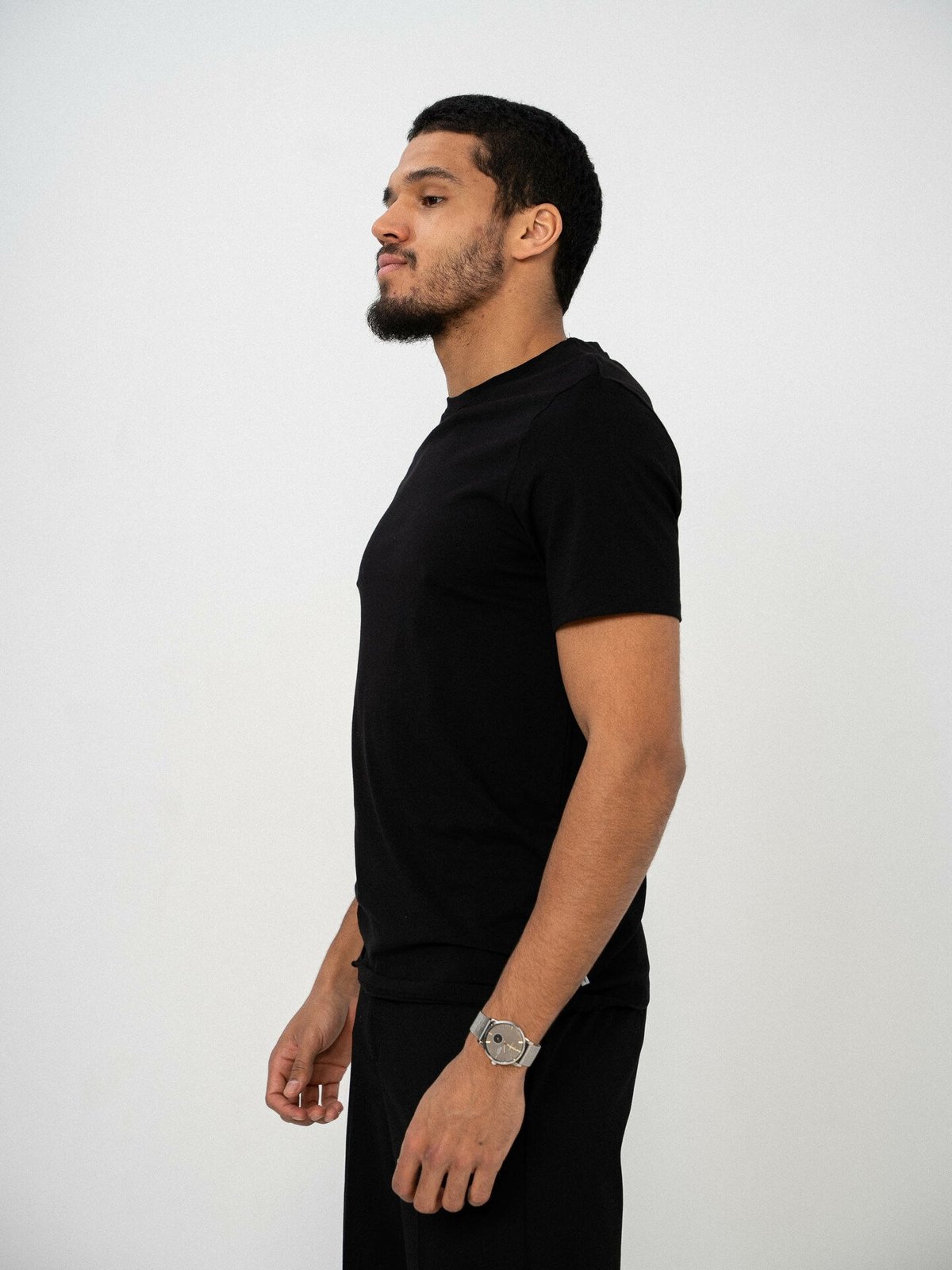 Jack and Jones Basic Crew Neck Tee 2 Pack Black