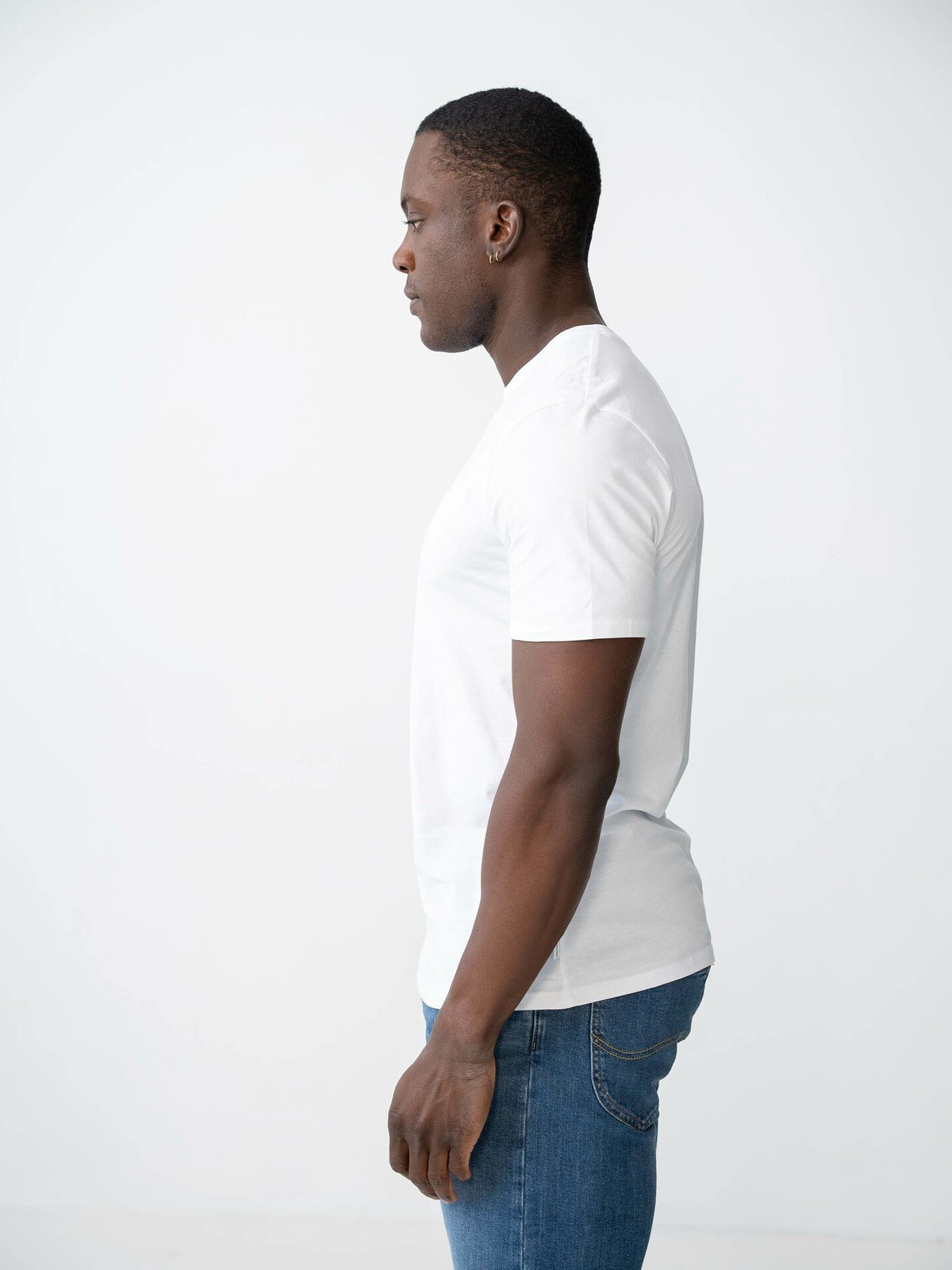 Jack and Jones Basic Crew Neck Tee 2 Pack White