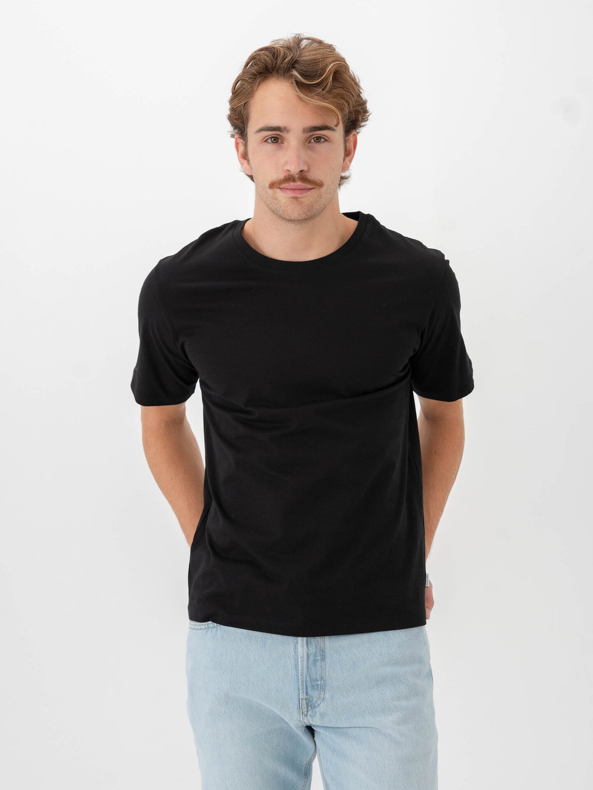 Jack and Jones Organic Basic Tee Short Sleeve O-Neck Black