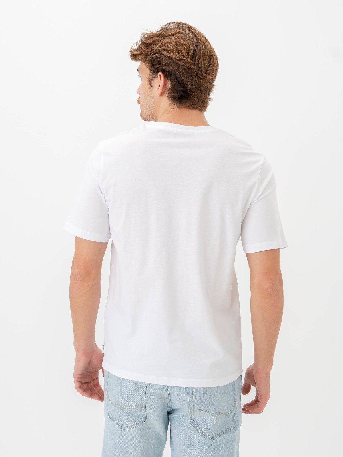 Jack and Jones Organic Basic Tee Short Sleeve O-Neck White